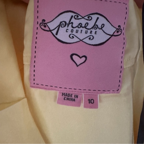 Phoebe Couture Elegant Yellow Maxi Dress Size 10 - Picture 8 of 8